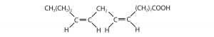 A polyunsatured fatty acid with two cis double bonds.