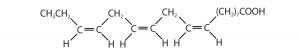 A polyunsatured fatty acid with three cis double bonds.