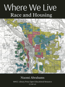 Where We Live: Race and Housing book cover