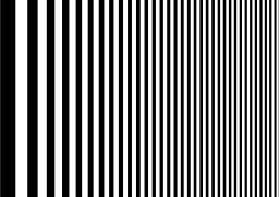 Vertical black lines with different thicknesses