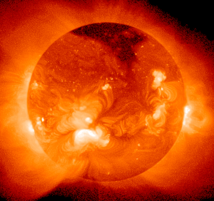 X-ray photo of sun
