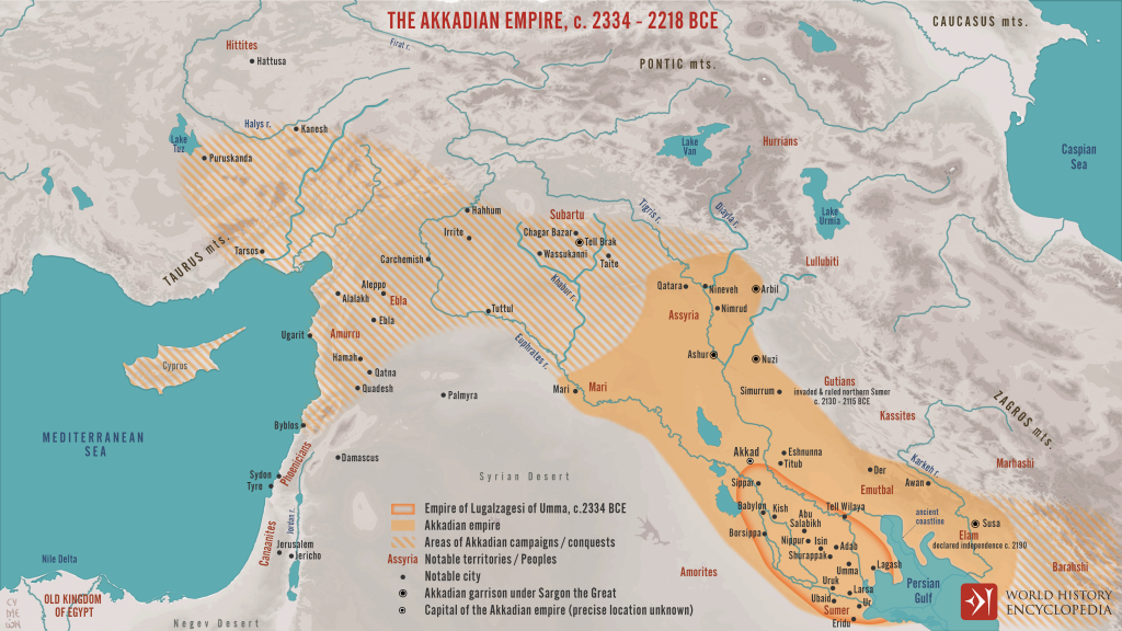 Map of Ancient Mesopotamia